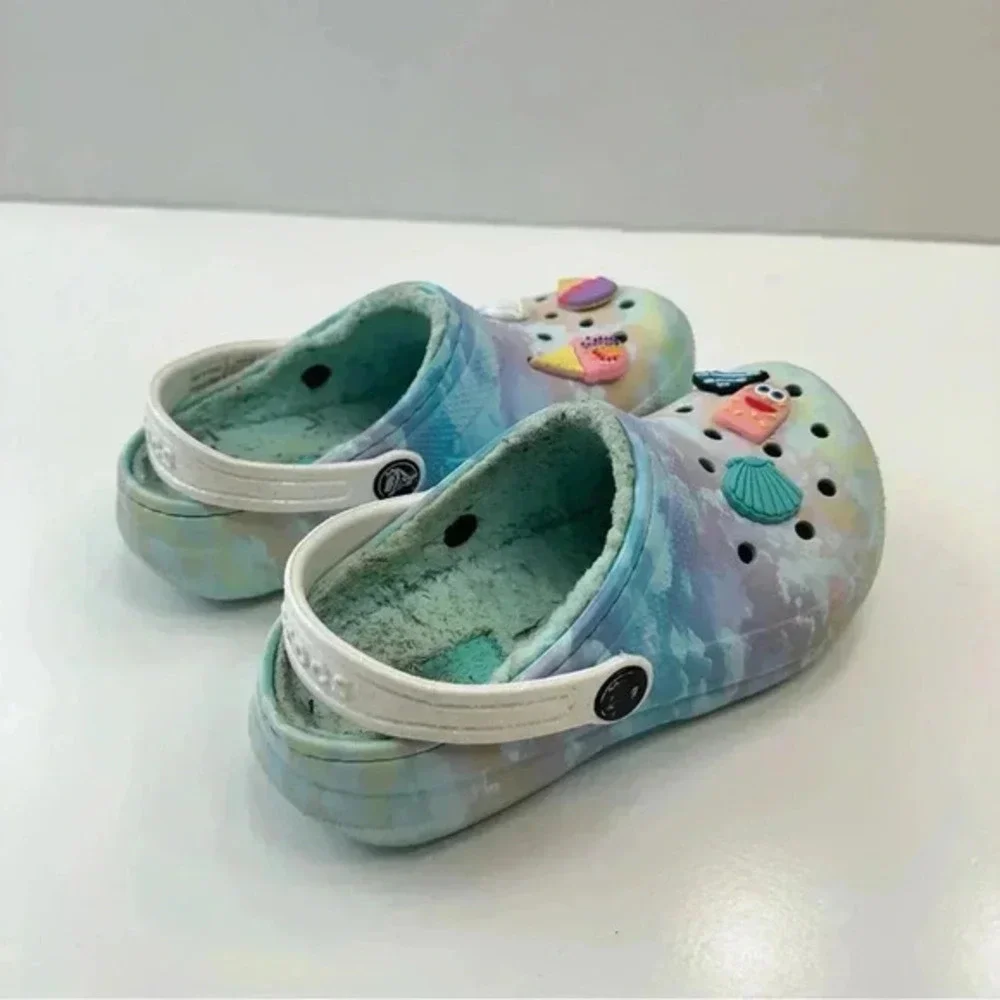 Crocs Children Solar Clouds Color Size C‎ 12 Clogs Slip On Slipper Lightweight